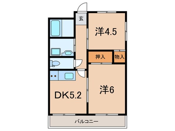 ロイヤルメゾン門戸Ⅵの物件間取画像